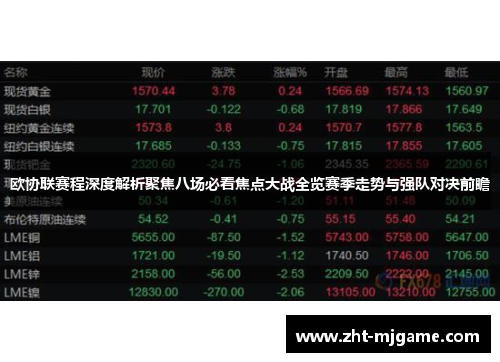 欧协联赛程深度解析聚焦八场必看焦点大战全览赛季走势与强队对决前瞻